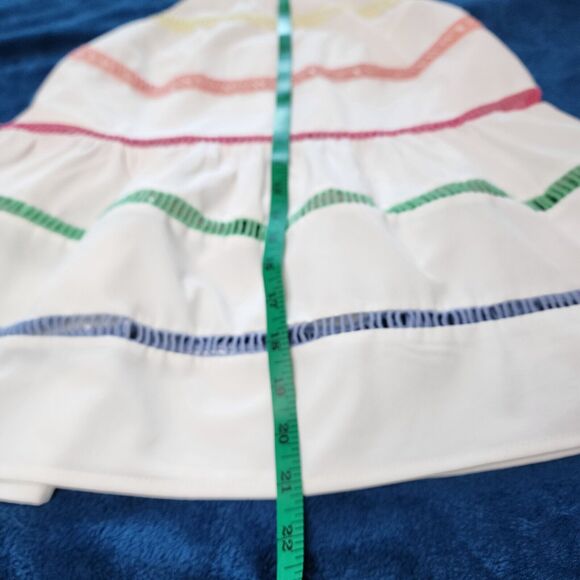 Big Waterblue Sky Halter Top Multicolor Stripe Crochet Striped Small Women - Picture 7 of 9